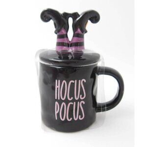 New B Harbor Hocus Pocus Halloween Holiday Lid Coffee Mug